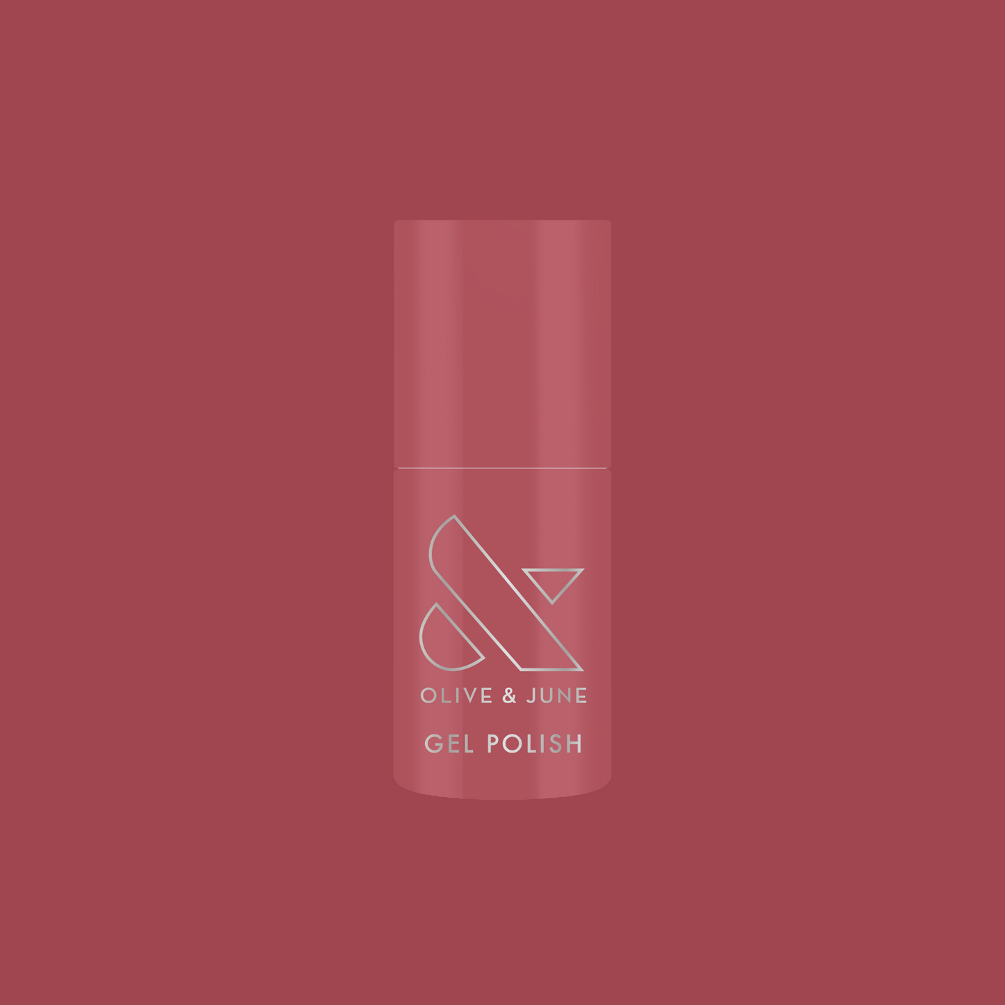 Boysenberry Glass - Gel bottle shown in a sheer berry jelly shade for a glossy, long-lasting manicure by Olive and June