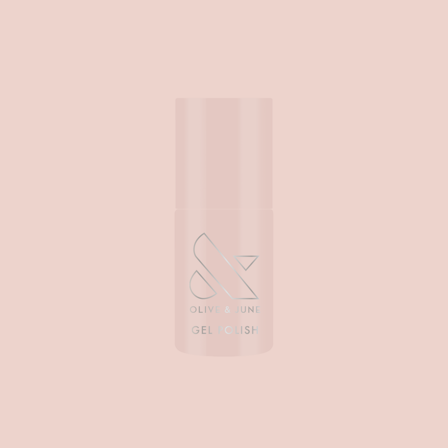 GH - Gel bottle shown in soft opaque baby pink shade for a glowing, versatile at-home gel manicure look