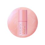 Bottle of Olive Y’all - Gel polish in sheer bubble gum pink-blue iridescent shade by Olive and June