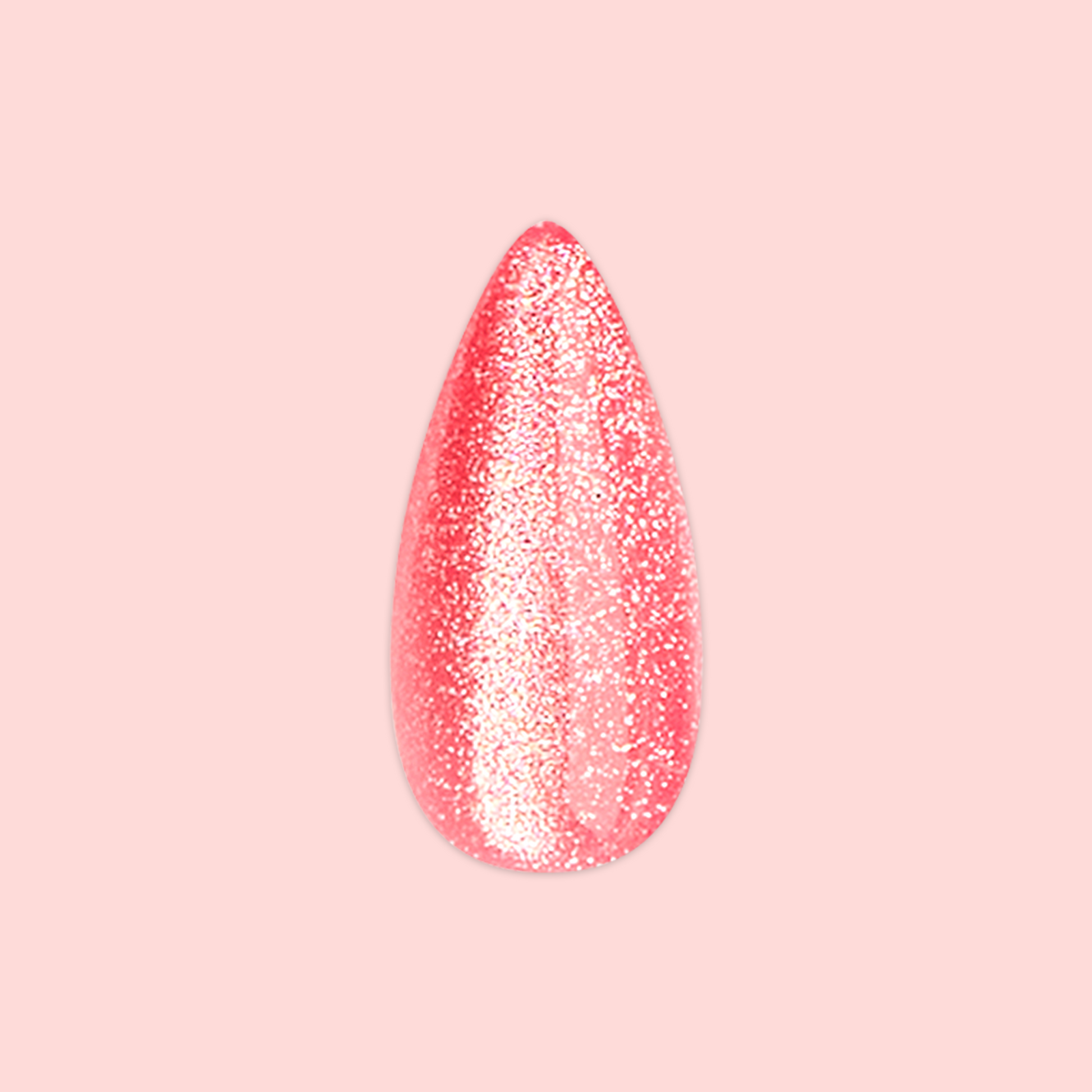 Hot Strawberry Velvet - Press On | Medium | Stiletto