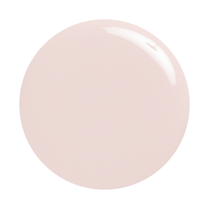 Brave Blush soft pastel pink gel polish with a glossy, smooth finish for long-lasting at-home mani and pedicure by Olive and June