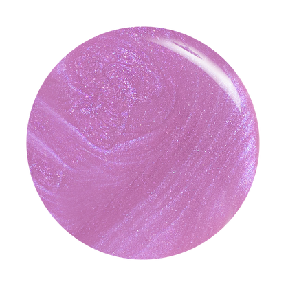 Island Time shimmering lilac purple gel polish with a sheer finish for smooth, long-lasting at-home manicures by Olive and June